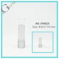 Simple Transparent Lid Circular Lipstick Tube AG-JY6023, Cup Size 11.8/12.1/12.7mm, AGPM Cosmetic Packaging, Custom Color/Logo